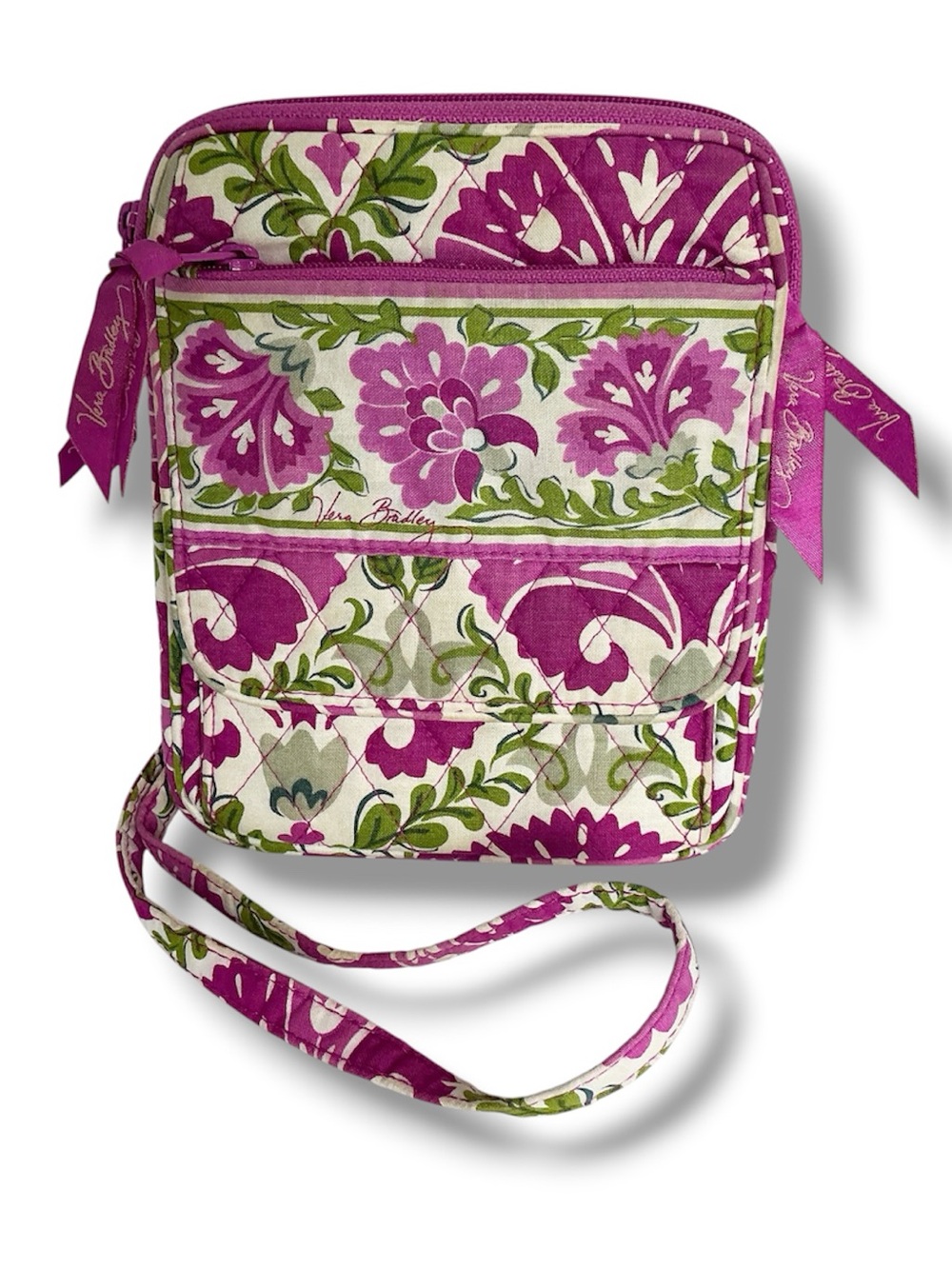 Vera Bradley Mini Hipster Crossbody in Julep Tulip Print (6”x8”x1”)